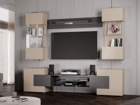 Гостиная Фэнтези (кашемир/графит) в Нижнекаменке - nizhnekamenka.mebel-nsk.ru | фото