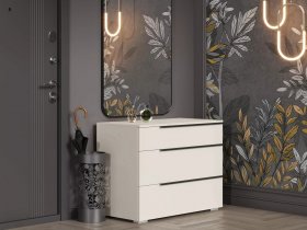 Комод с 3 ящиками Айри КМ-001 (кашемир) в Нижнекаменке - nizhnekamenka.mebel-nsk.ru | фото