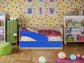 Кровать детская Бабочки 2,0 м в Нижнекаменке - nizhnekamenka.mebel-nsk.ru | фото