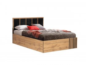 Кровать двуспальная с подъем. мех. 1,6 м Либерти 51.20 в Нижнекаменке - nizhnekamenka.mebel-nsk.ru | фото