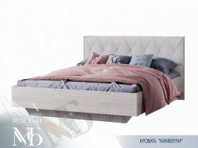 Кровать двуспальная 1,6м Кимберли КР-13 в Нижнекаменке - nizhnekamenka.mebel-nsk.ru | фото