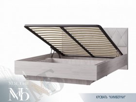 Кровать двуспальная с подъем. мех. 1,6 м  Кимберли КР-13 в Нижнекаменке - nizhnekamenka.mebel-nsk.ru | фото