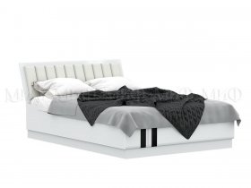 Кровать двуспальная с подъем.мех. 1,6м Магнолия в Нижнекаменке - nizhnekamenka.mebel-nsk.ru | фото