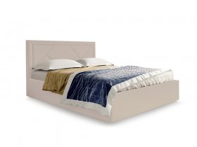 Кровать мягкая 1,6 Сиеста стандарт, вар.2 в Нижнекаменке - nizhnekamenka.mebel-nsk.ru | фото
