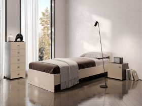 Кровать односпальная 0,9м Гиза в Нижнекаменке - nizhnekamenka.mebel-nsk.ru | фото