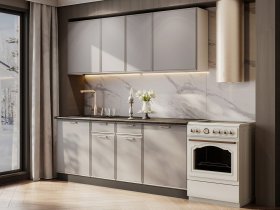Кухонный гарнитур «Адель» 2,0м (нео) в Нижнекаменке - nizhnekamenka.mebel-nsk.ru | фото