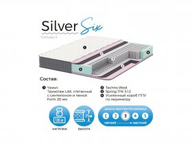 Матрас Silver Six в Нижнекаменке - nizhnekamenka.mebel-nsk.ru | фото