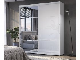 Шкаф-купе Крафт-6 2,0м (белый) в Нижнекаменке - nizhnekamenka.mebel-nsk.ru | фото
