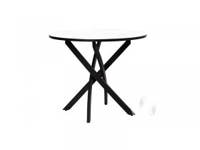 Стол обеденный Лион (мрамор белый/черный) в Нижнекаменке - nizhnekamenka.mebel-nsk.ru | фото